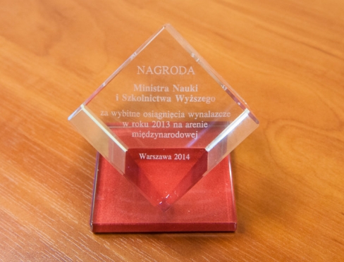 Nagrody Ministra Nauki i Szkolnictwa Wyższego za wybitne osiągnięcia wynalazcze na arenie międzynarodowej w roku 2013